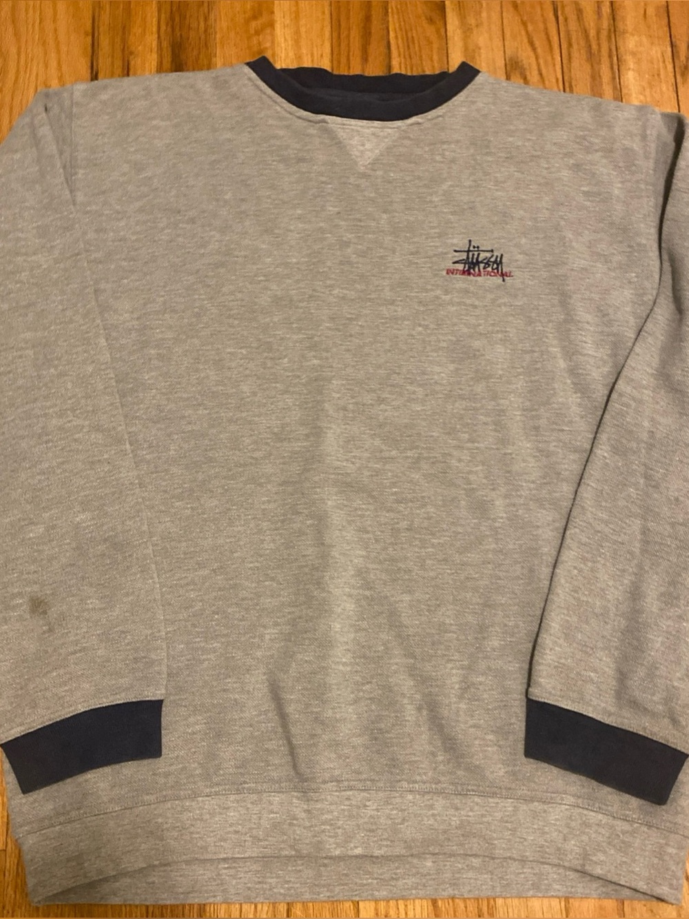 Vintage Stussy men’s size XL crew neck sweatshirt nike bootleg rare